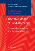 Cover: Tractable Models of Solid Mechanics - Springer