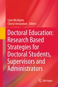 Cover: Doctoral Education: Research-Based Strategies for Doctoral Students, Supervisors and Administrators - Springer