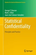 Cover: Statistical Confidentiality - Springer