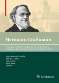 Cover: From Past to Future: Gra&szlig;mann's Work in Context - Birkh&auml;user