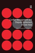Cover: Conflict Management and Dispute Settlement in East Asia - Routledge