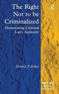 Cover: The Right Not to be Criminalized - Routledge