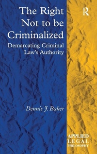 Enlarge image Cover: The Right Not to be Criminalized - Routledge