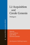 Cover: L2 Acquisition and Creole Genesis - John Benjamins Publishing Co