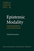 Cover: Epistemic Modality - John Benjamins Publishing Co