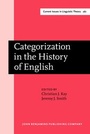 Cover: Categorization in the History of English - John Benjamins Publishing Co
