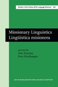 Cover: Missionary Linguistics/Lingueistica misionera - John Benjamins Publishing Co