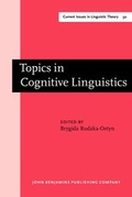 Cover: Topics in Cognitive Linguistics - John Benjamins Publishing Co