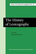 Cover: The History of Lexicography - John Benjamins Publishing Co