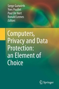 Cover: Computers, Privacy and Data Protection: an Element of Choice - Springer