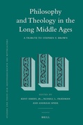 Cover: Philosophy and Theology in the Long Middle Ages - Brill