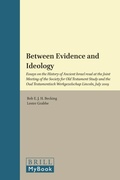 Cover: Between Evidence and Ideology - Brill