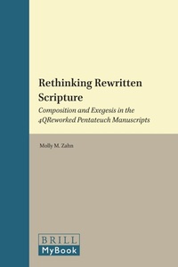 Enlarge image Cover: Rethinking Rewritten Scripture - Brill