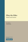 Cover: Pliny the Elder: Themes and Contexts - Brill