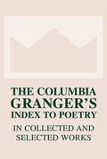 Cover: The Columbia Granger's (R) Index to Poetry in Collected and Selected Works - Columbia University Press