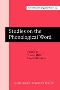 Cover: Studies on the Phonological Word - John Benjamins Publishing Co