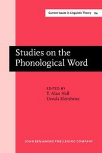 Enlarge image Cover: Studies on the Phonological Word - John Benjamins Publishing Co