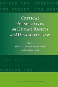 Enlarge image Cover: Critical Perspectives on Human Rights and Disability Law - Martinus Nijhoff