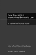 Abbildung von: New Directions in International Economic Law - Martinus Nijhoff