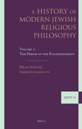 Cover: A History of Modern Jewish Religious Philosophy - Brill