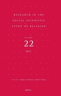 Cover: Research in the Social Scientific Study of Religion, Volume 22 - Brill