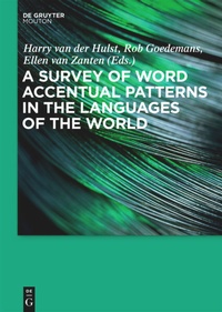 Enlarge image Cover: A Survey of Word Accentual Patterns in the Languages of the World - De Gruyter Mouton