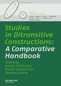 Cover: Studies in Ditransitive Constructions - De Gruyter Mouton