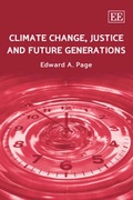 Cover: Climate Change, Justice and Future Generations - Edward Elgar Publishing