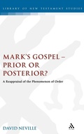 Bild: Mark's Gospel--Prior or Posterior? - Sheffield Academic Press