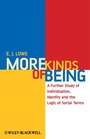Cover: More Kinds of Being - Wiley