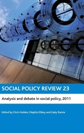 Cover: Social Policy Review 23 - Policy Press