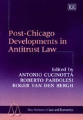 Cover: Post-Chicago Developments in Antitrust Law - Edward Elgar Publishing