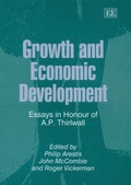 Cover: Growth and Economic Development - Edward Elgar Publishing
