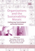 Cover: Organizations and the Sustainability Mosaic - Edward Elgar Publishing