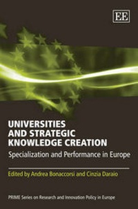 Enlarge image Cover: Universities and Strategic Knowledge Creation - Edward Elgar Publishing