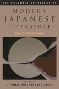 Cover: The Columbia Anthology of Modern Japanese Literature - Columbia University Press