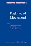 Cover: Rightward Movement - John Benjamins Publishing Co