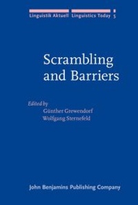 Enlarge image Cover: Scrambling and Barriers - John Benjamins Publishing Co