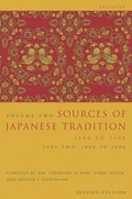 Cover: Sources of Japanese Tradition, Abridged - Columbia University Press