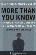 Cover: More Than You Know - Columbia University Press