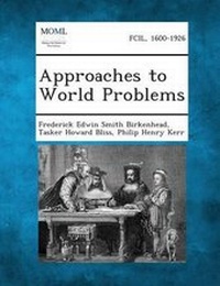 Enlarge image Cover: Approaches to World Problems - Gale, Making of Modern Law