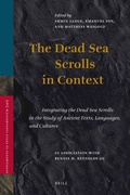 Cover: The Dead Sea Scrolls in Context (2 Vols.) - Brill