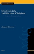 Cover: Education in Early 2nd Millennium BC Babylonia - Brill