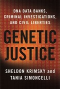 Cover: Genetic Justice - Columbia University Press