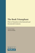 Cover: The Book Triumphant - Brill