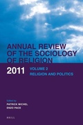 Cover: Annual Review of the Sociology of Religion. Volume 2 (2011) - Brill