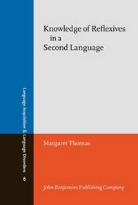 Enlarge image Cover: Knowledge of Reflexives in a Second Language - John Benjamins Publishing Co