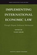 Abbildung von: Implementing International Economic Law - Martinus Nijhoff
