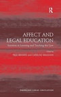 Cover: Affect and Legal Education - Routledge