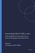 Cover: French Books III & IV (FB) (2 vols.) - Brill